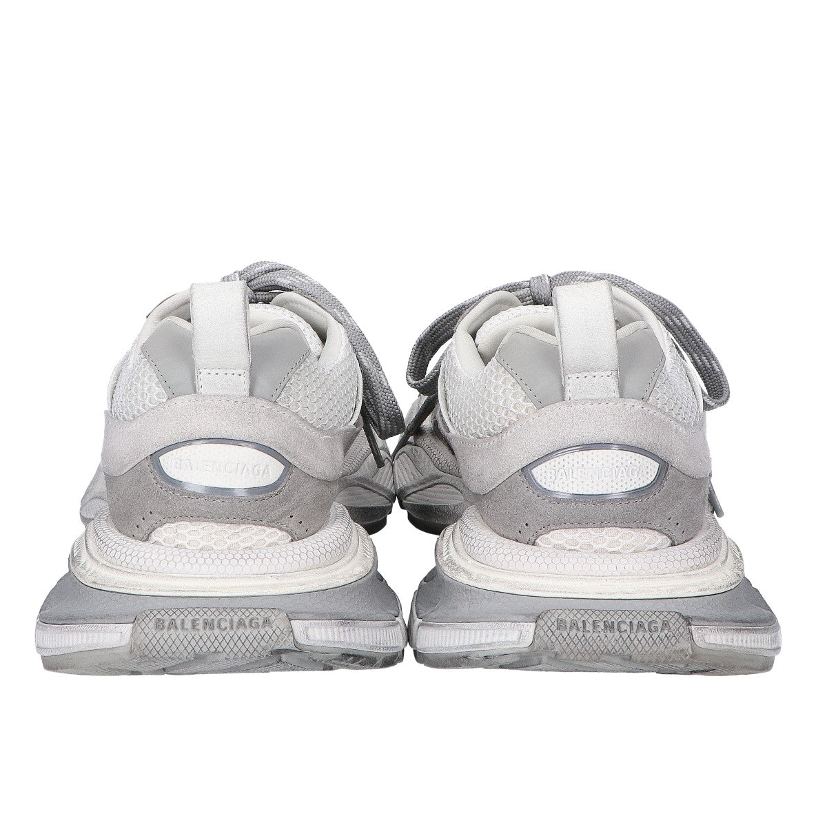 BALENCIAGA バレンシアガ 美品 759693 メッシュ×スエード 3XL ローカットスニーカー シューズ