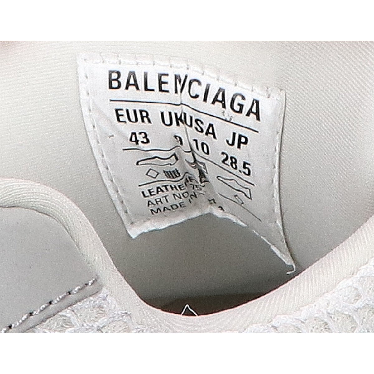 BALENCIAGA バレンシアガ 美品 759693 メッシュ×スエード 3XL ローカットスニーカー シューズ