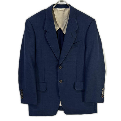 PaulSmith ポールスミス ネイビー シルクブレンド ウール 2B テーラードジャケット ジャケット