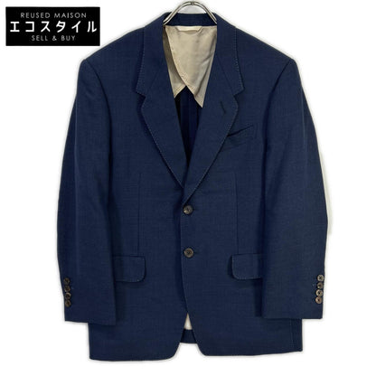 PaulSmith ポールスミス ネイビー シルクブレンド ウール 2B テーラードジャケット ジャケット