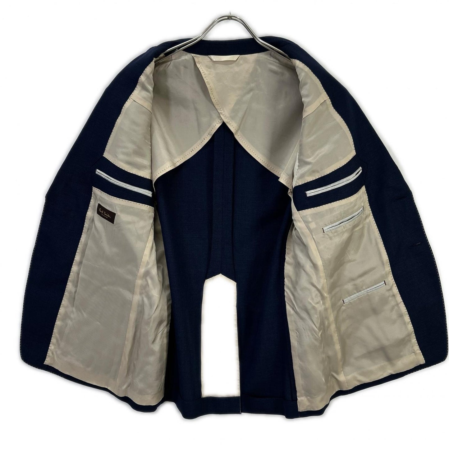 PaulSmith ポールスミス ネイビー シルクブレンド ウール 2B テーラードジャケット ジャケット
