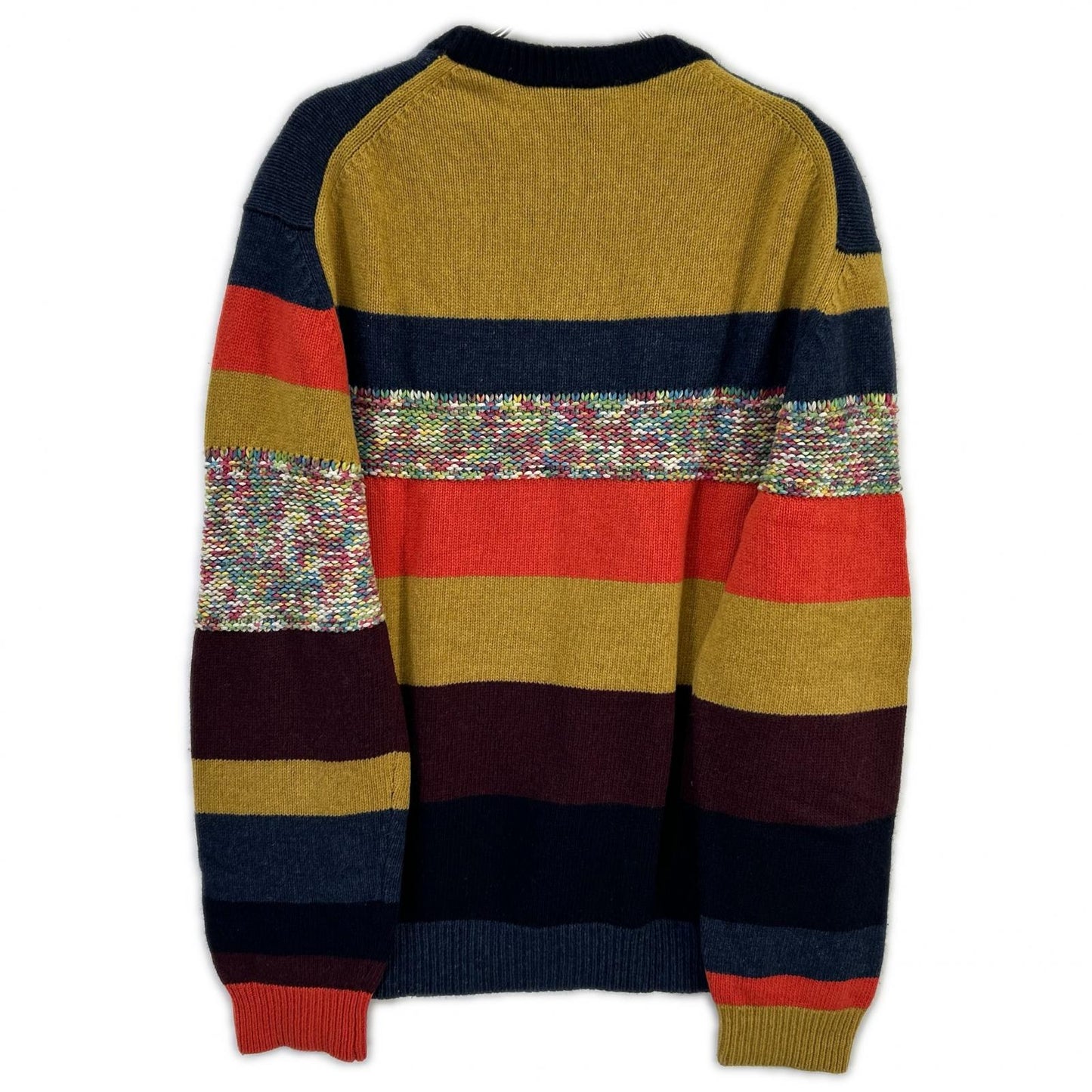 PaulSmith ポールスミス マルチカラー ウール マウンテンロード モチーフ ボーダーニット トップス