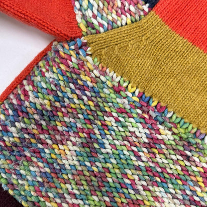 PaulSmith ポールスミス マルチカラー ウール マウンテンロード モチーフ ボーダーニット トップス