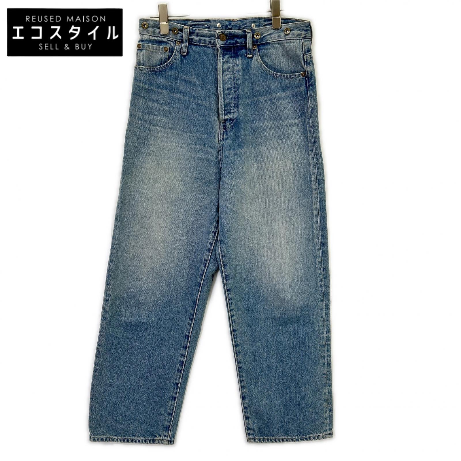 BRILL ブリル BR235002ER インディゴ シンチバック ボタンブライ 13.2 oz 5ポケットデニムパンツ ボトムス