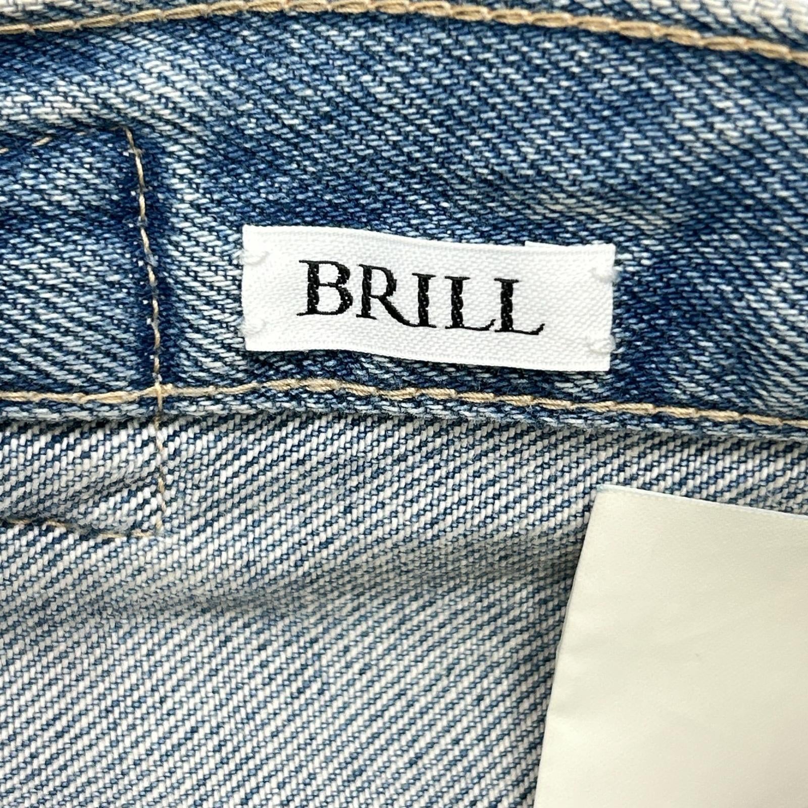 BRILL ブリル BR235002ER インディゴ シンチバック ボタンブライ 13.2 oz 5ポケットデニムパンツ ボトムス