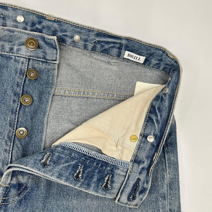 BRILL ブリル BR235002ER インディゴ シンチバック ボタンブライ 13.2 oz 5ポケットデニムパンツ ボトムス