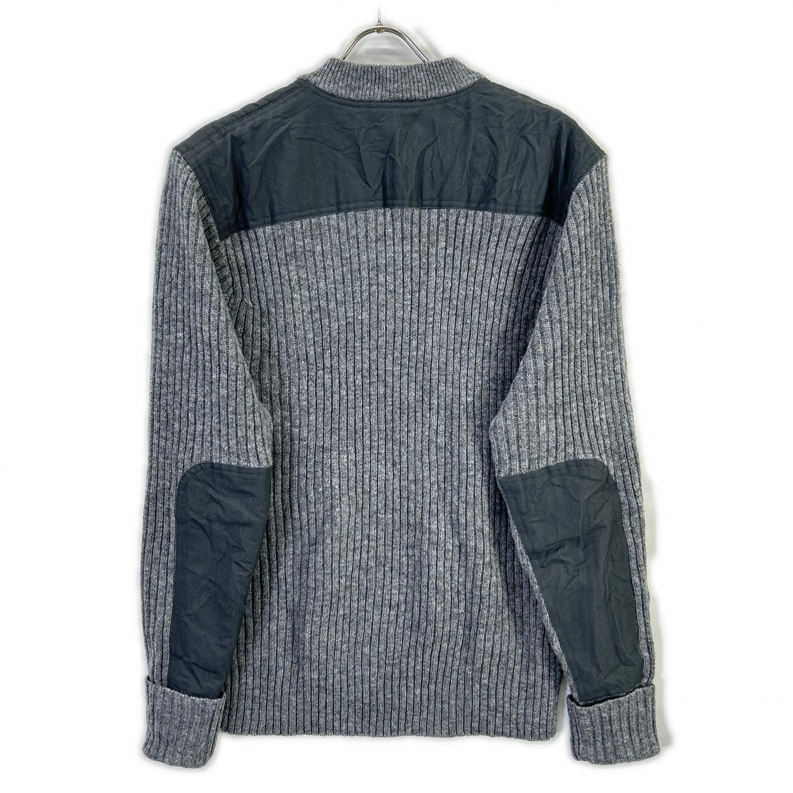 L.L.Bean エルエルビーン 228198 グレー ウール ヘンリーネック コマンドセーター トップス
