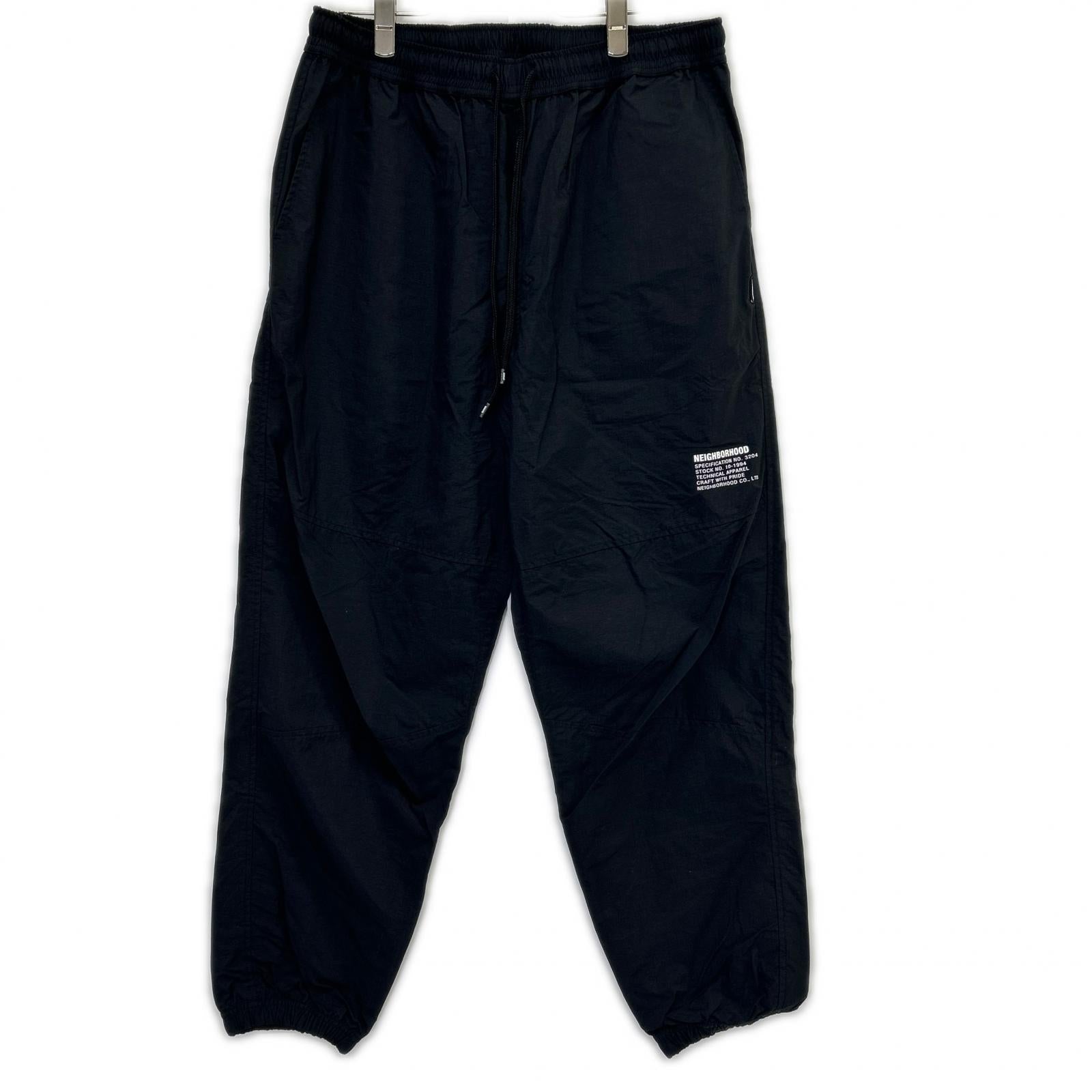 NEIGHBORHOOD ネイバーフッド 231TSNH-PTM02 23SS ブラック PFU PANTS ナイロンドローストリングイージーパンツ ボトムス