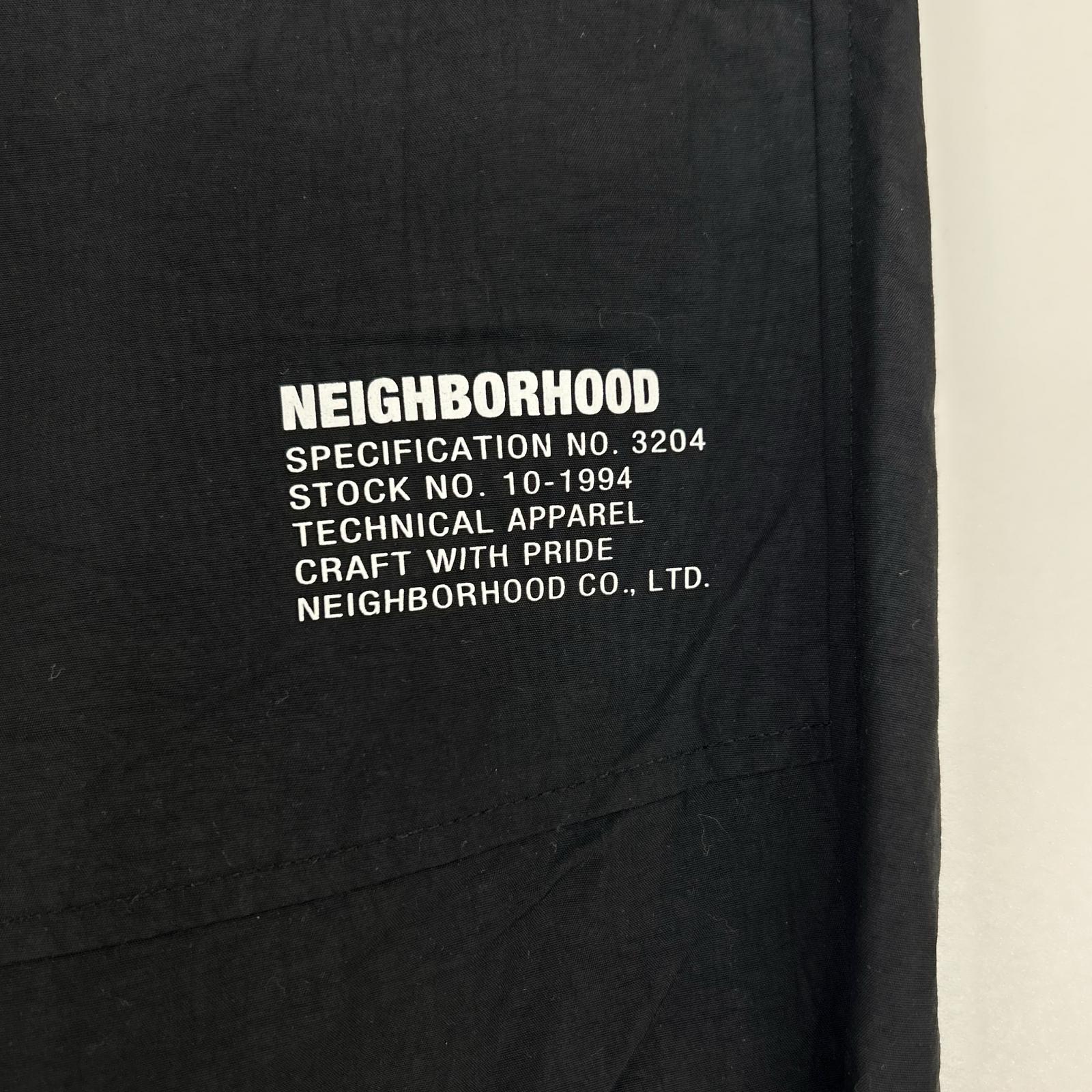 NEIGHBORHOOD ネイバーフッド 231TSNH-PTM02 23SS ブラック PFU PANTS ナイロンドローストリングイージーパンツ ボトムス