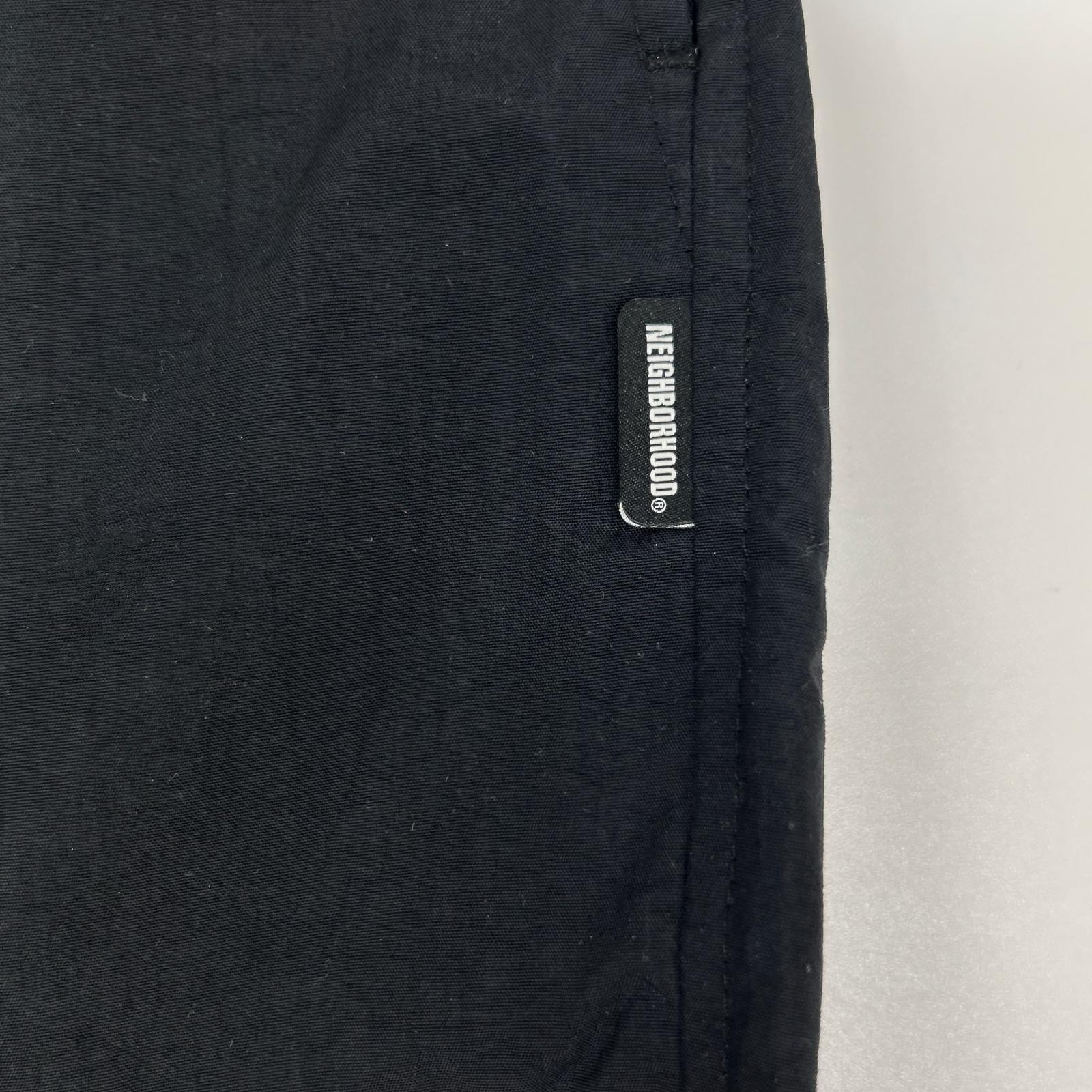 NEIGHBORHOOD ネイバーフッド 231TSNH-PTM02 23SS ブラック PFU PANTS ナイロンドローストリングイージーパンツ ボトムス