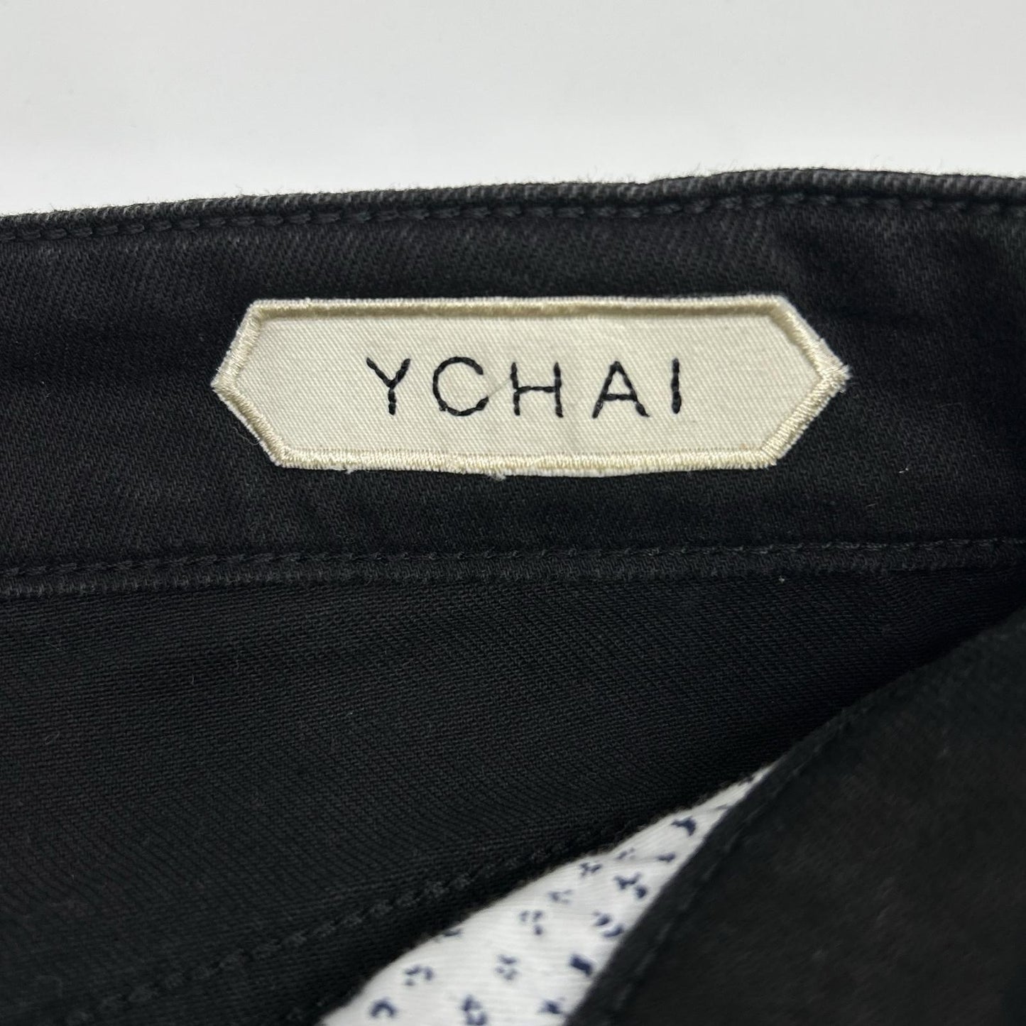 YCHAI イカイ YPU004-2DS0015 ブラック ROBUSTO/ロブスト テーパードデニムパンツ ボトムス