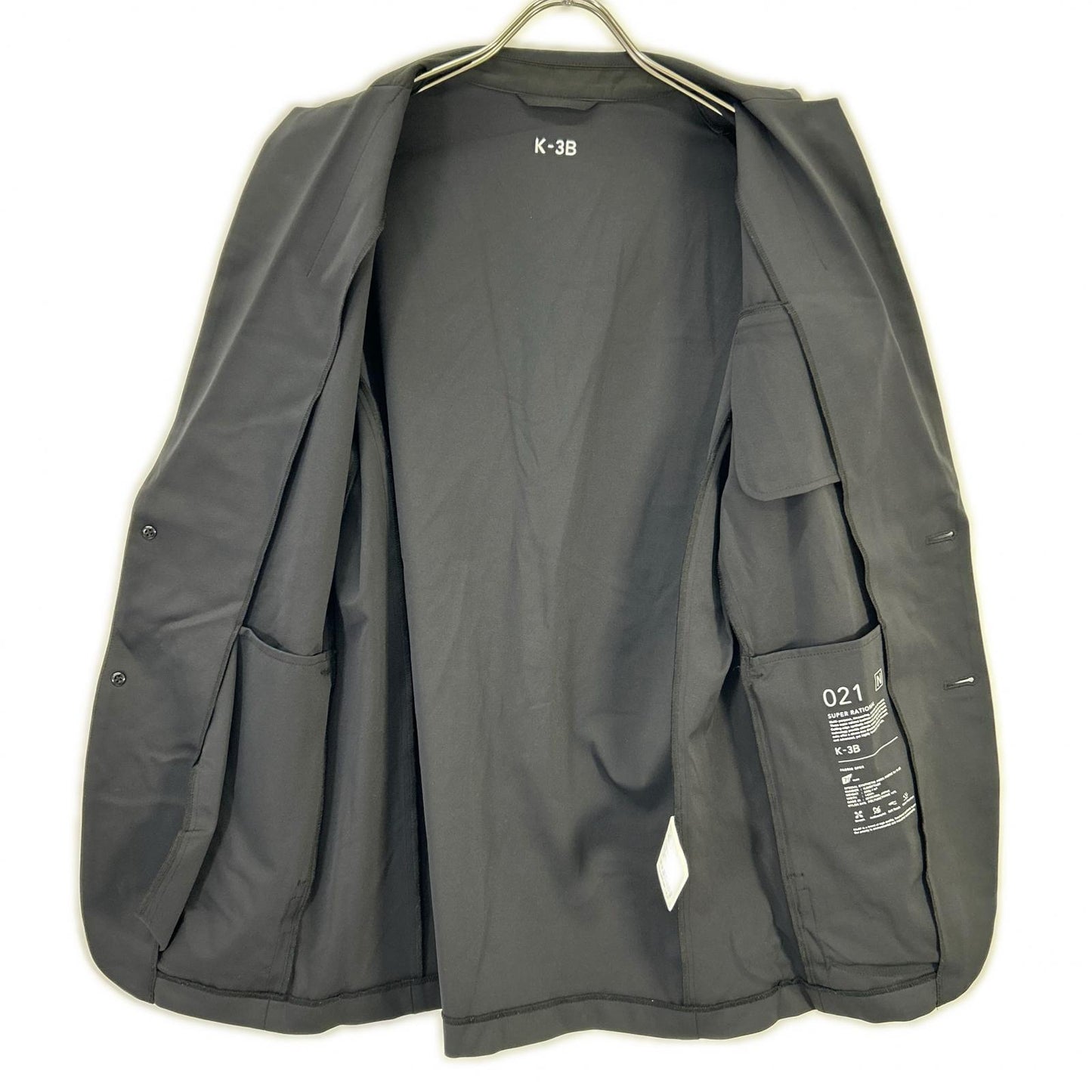 K-3B ケースリービー 021_N ブラック 24HR-WEARABLE ミニマルジャケット ジャケット