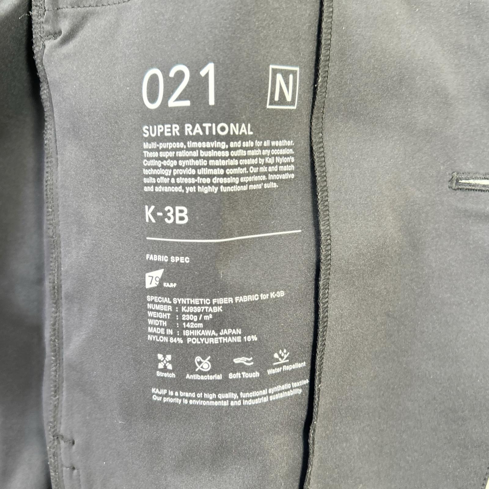 K-3B ケースリービー 021_N ブラック 24HR-WEARABLE ミニマルジャケット ジャケット