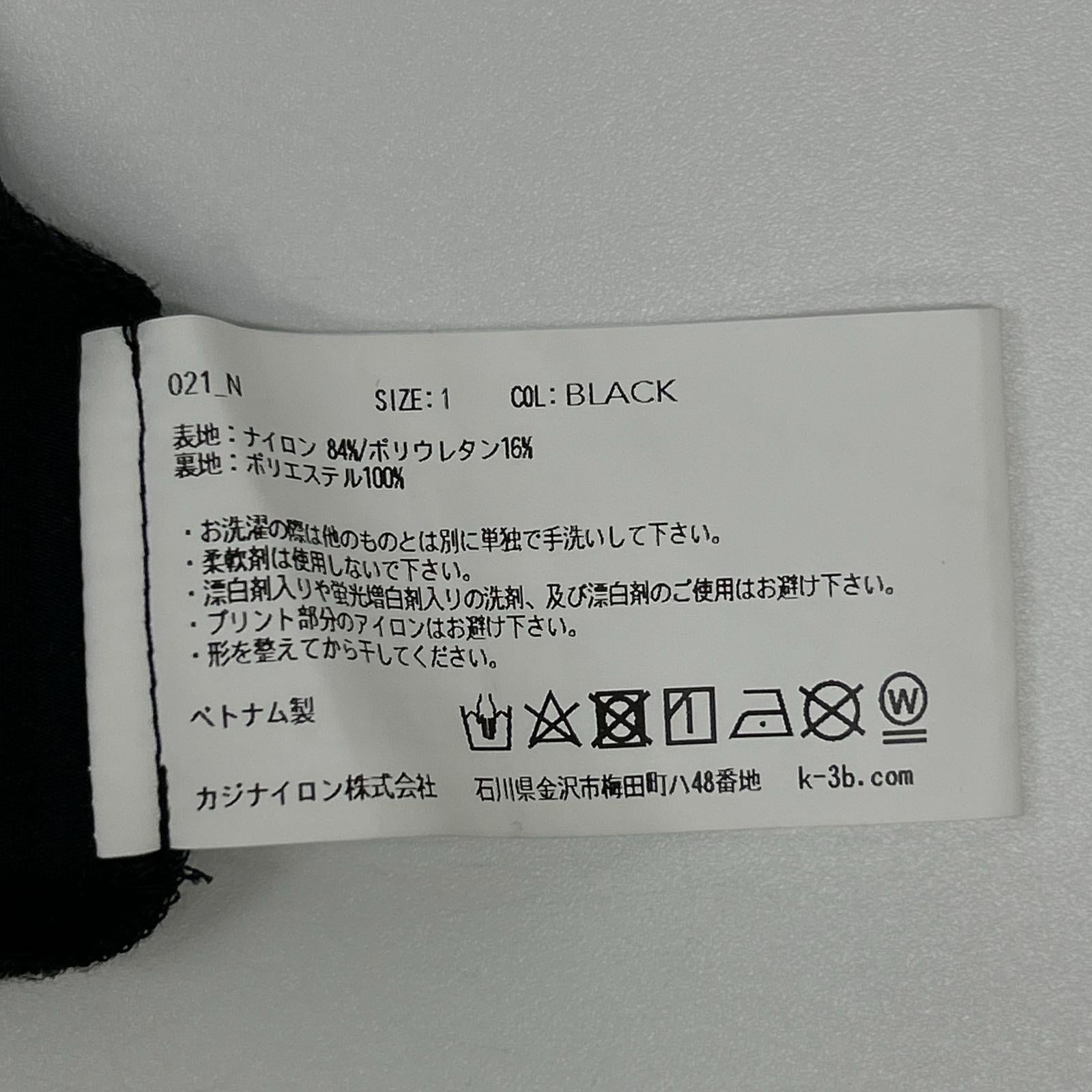 K-3B ケースリービー 021_N ブラック 24HR-WEARABLE ミニマルジャケット ジャケット