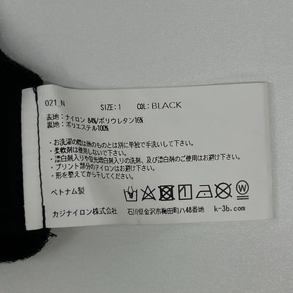 K-3B ケースリービー 021_N ブラック 24HR-WEARABLE ミニマルジャケット ジャケット