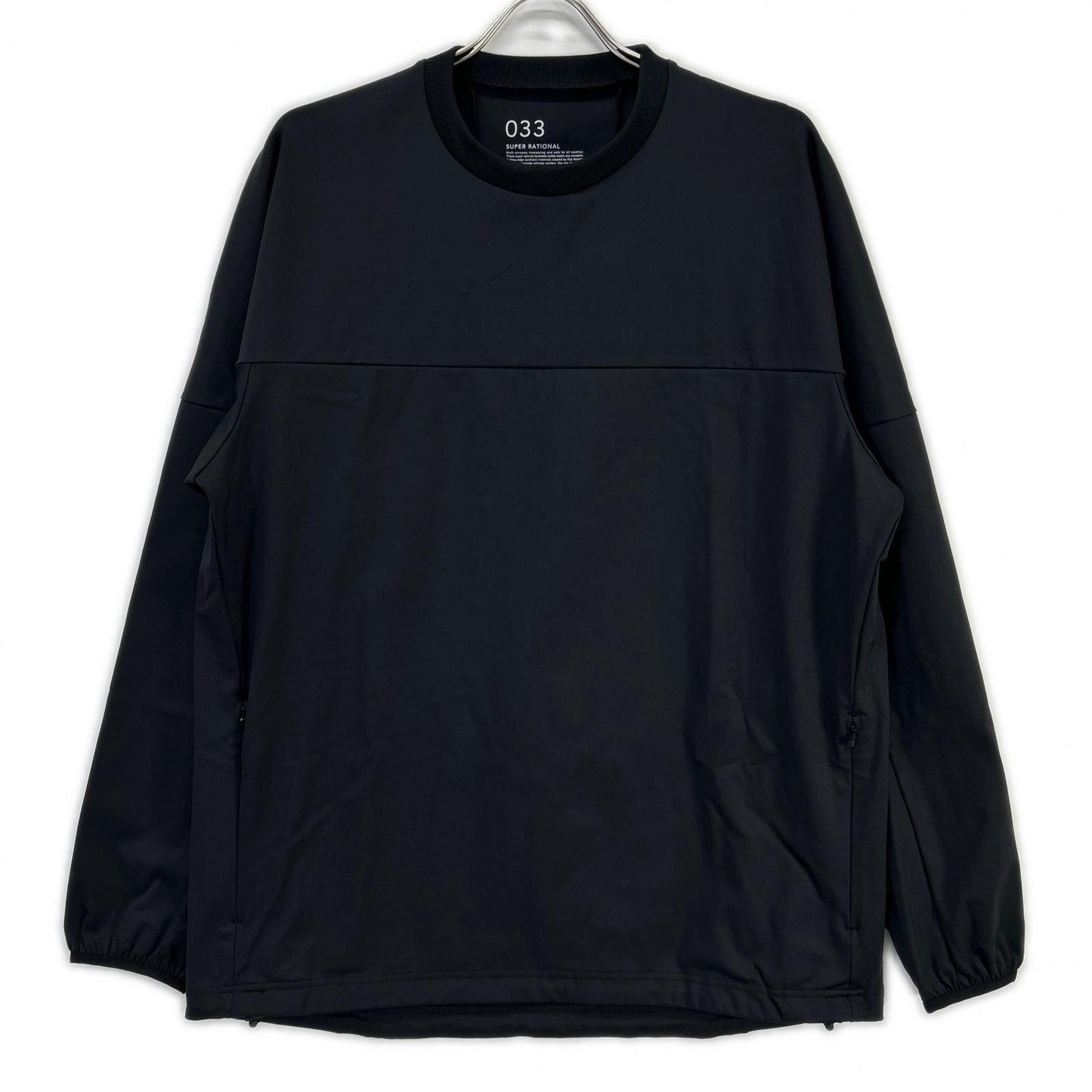 K-3B ケースリービー 033_N ブラック 24HR-WEARABLE 長袖ピステ トップス