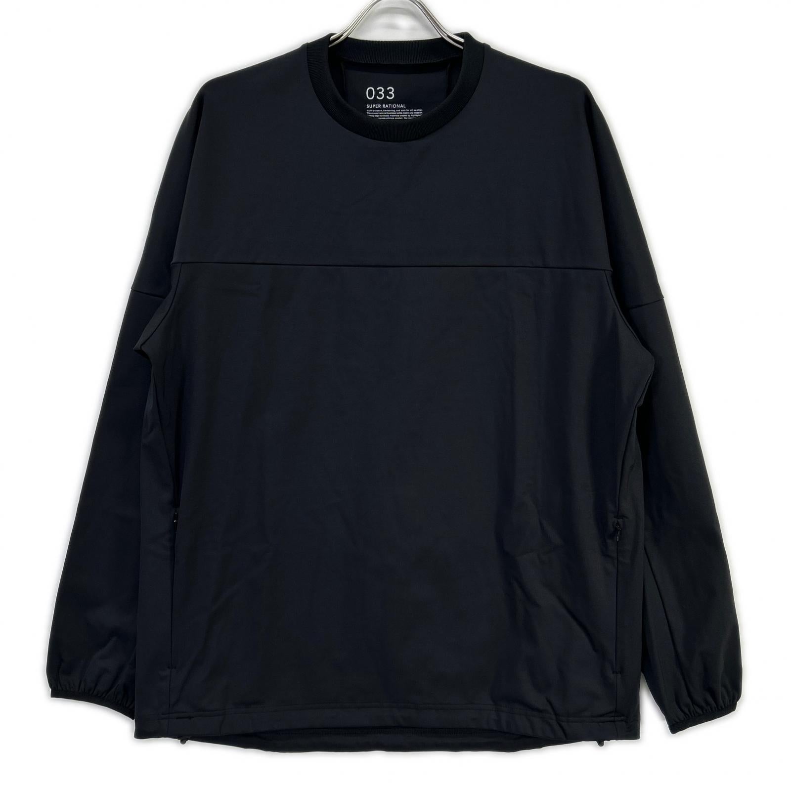 K-3B ケースリービー 033_N ブラック 24HR-WEARABLE 長袖ピステ トップス