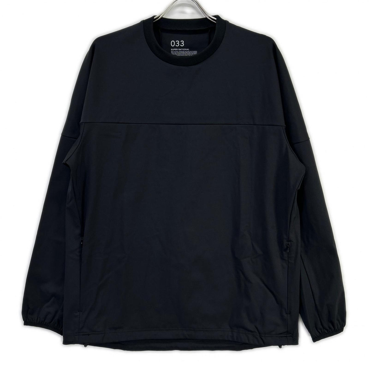 K-3B K-3B 033_N black 24HR-WEARABLE long-sleeve piste top