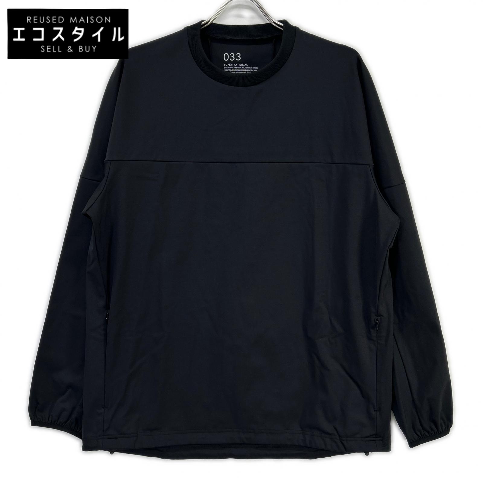 K-3B ケースリービー 033_N ブラック 24HR-WEARABLE 長袖ピステ トップス