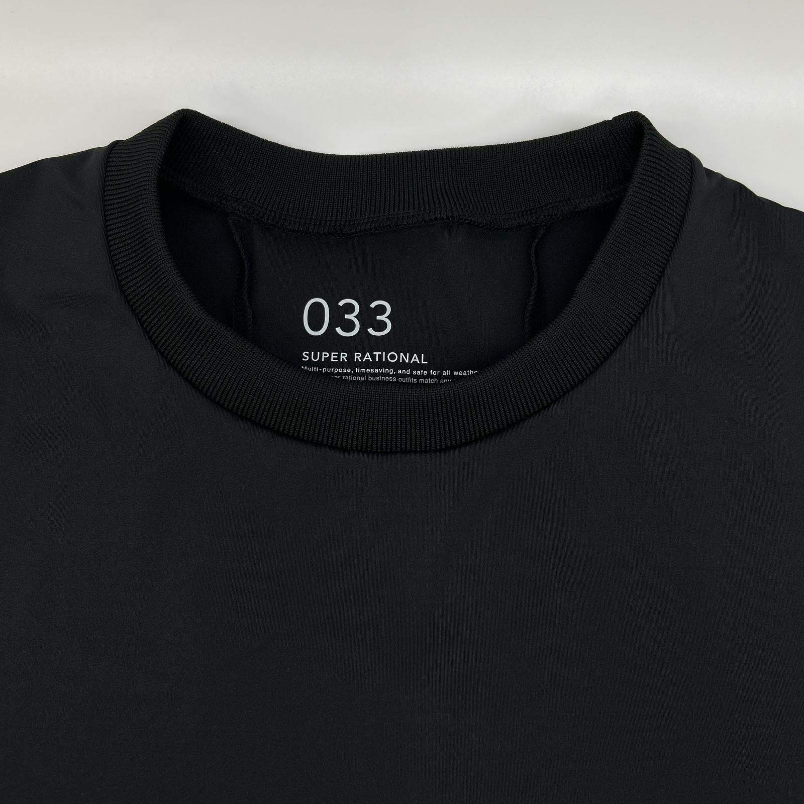 K-3B ケースリービー 033_N ブラック 24HR-WEARABLE 長袖ピステ トップス