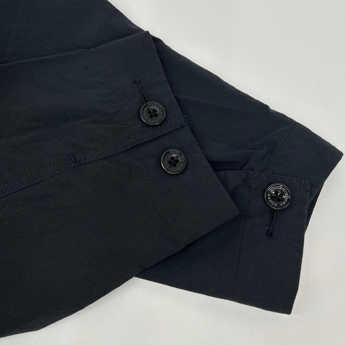 AOURE Aoure AMFC244016 2024 navy Mad Shine 4-patch overshirt jacket