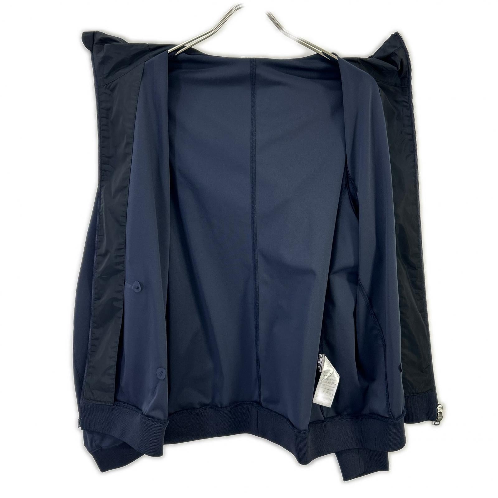 +CLOTHET クロスクローゼット CLG-40025 ネイビー Matte Twist Zip Up Hoodie マットツイスト ジップアップ フーディー トップス