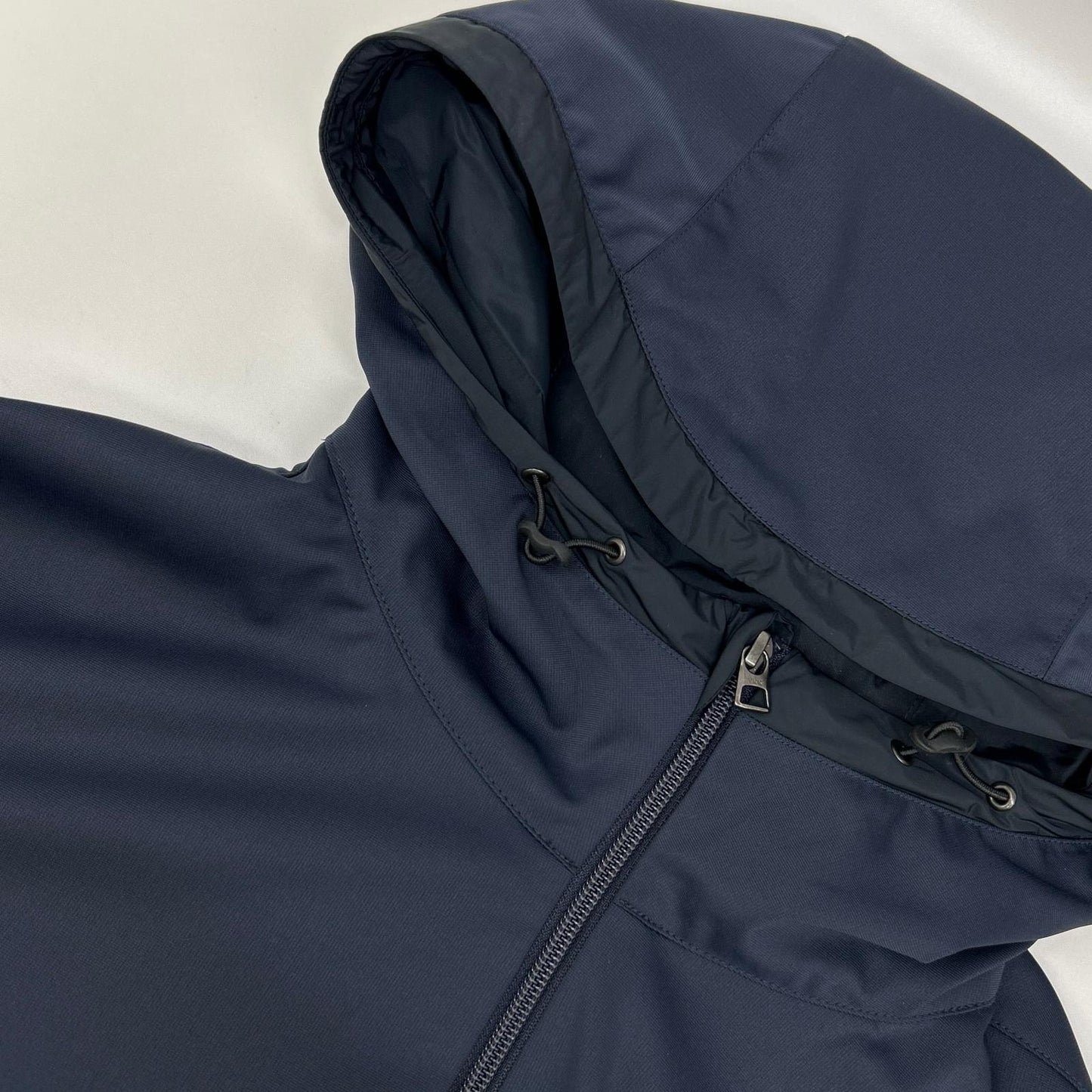 +CLOTHET クロスクローゼット CLG-40025 ネイビー Matte Twist Zip Up Hoodie マットツイスト ジップアップ フーディー トップス
