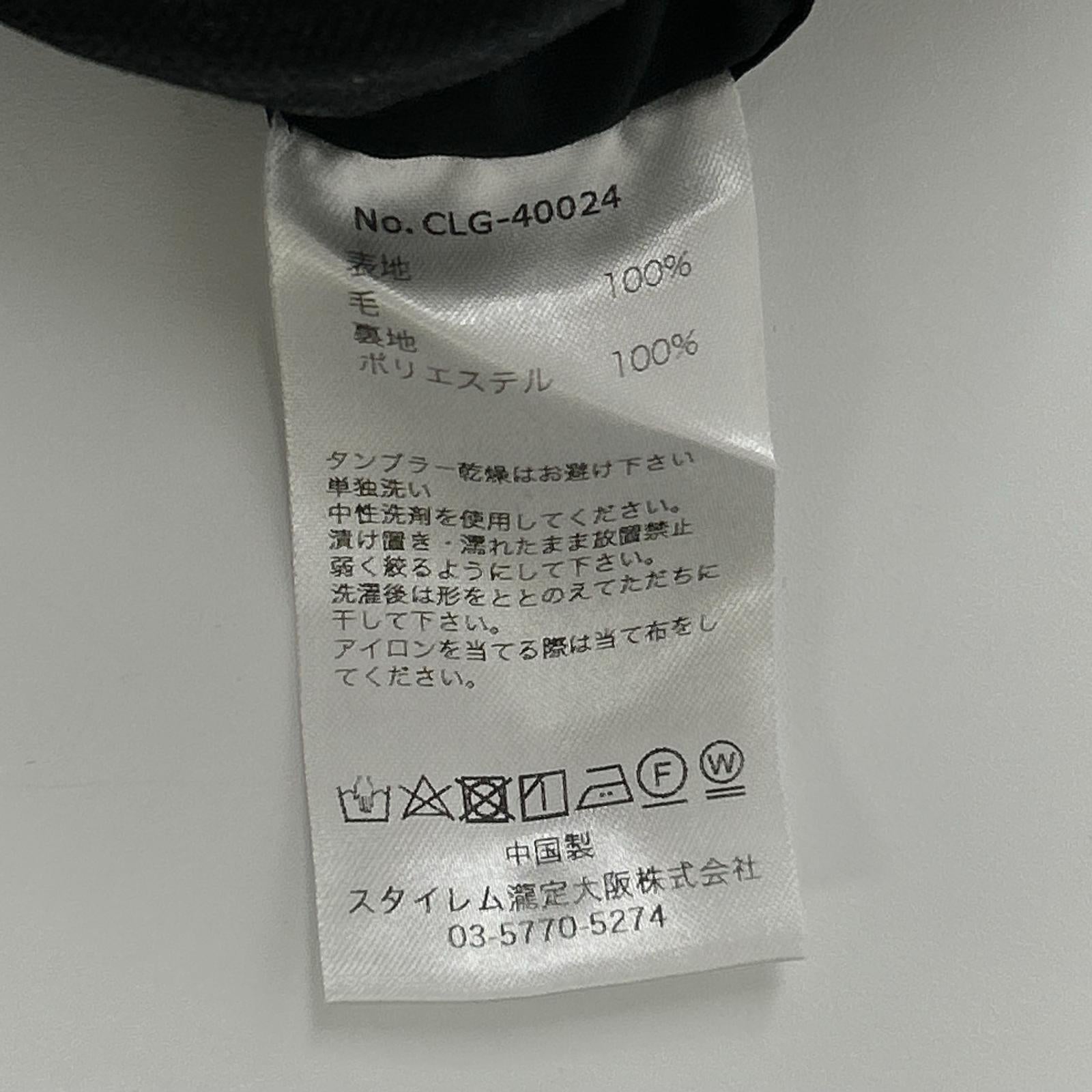 +CLOTHET クロスクローゼット CLG-40024 チャコール Twill Tailored Jacket ウォッシャブルツイルテーラードジャケット ジャケット