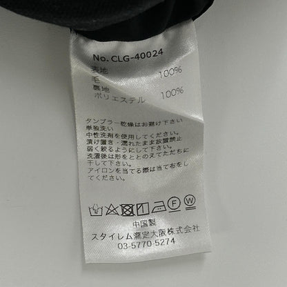 +CLOTHET クロスクローゼット CLG-40024 チャコール Twill Tailored Jacket ウォッシャブルツイルテーラードジャケット ジャケット