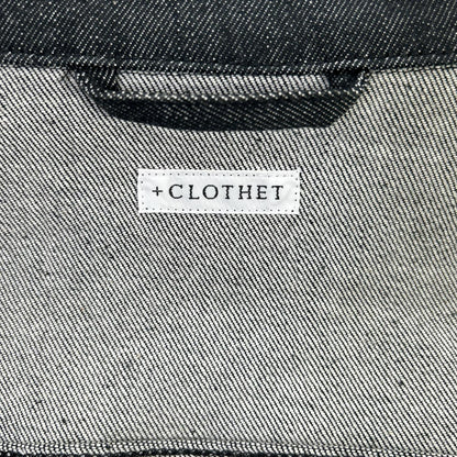 +CLOTHET クロスクローゼット CLG-40017 ブラック リアクティブデニム2ndタイプGジャン ジャケット