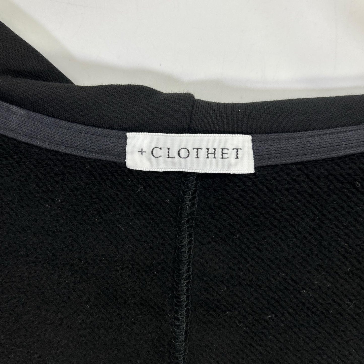 +CLOTHET クロスクローゼット CLP-70029 ブラック Urake Zip Up Hoodie スビンプラチナム裏毛ジャケット ジャケット
