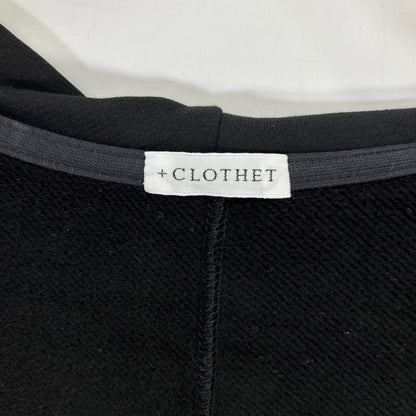 +CLOTHET クロスクローゼット CLP-70029 ブラック Urake Zip Up Hoodie スビンプラチナム裏毛ジャケット ジャケット