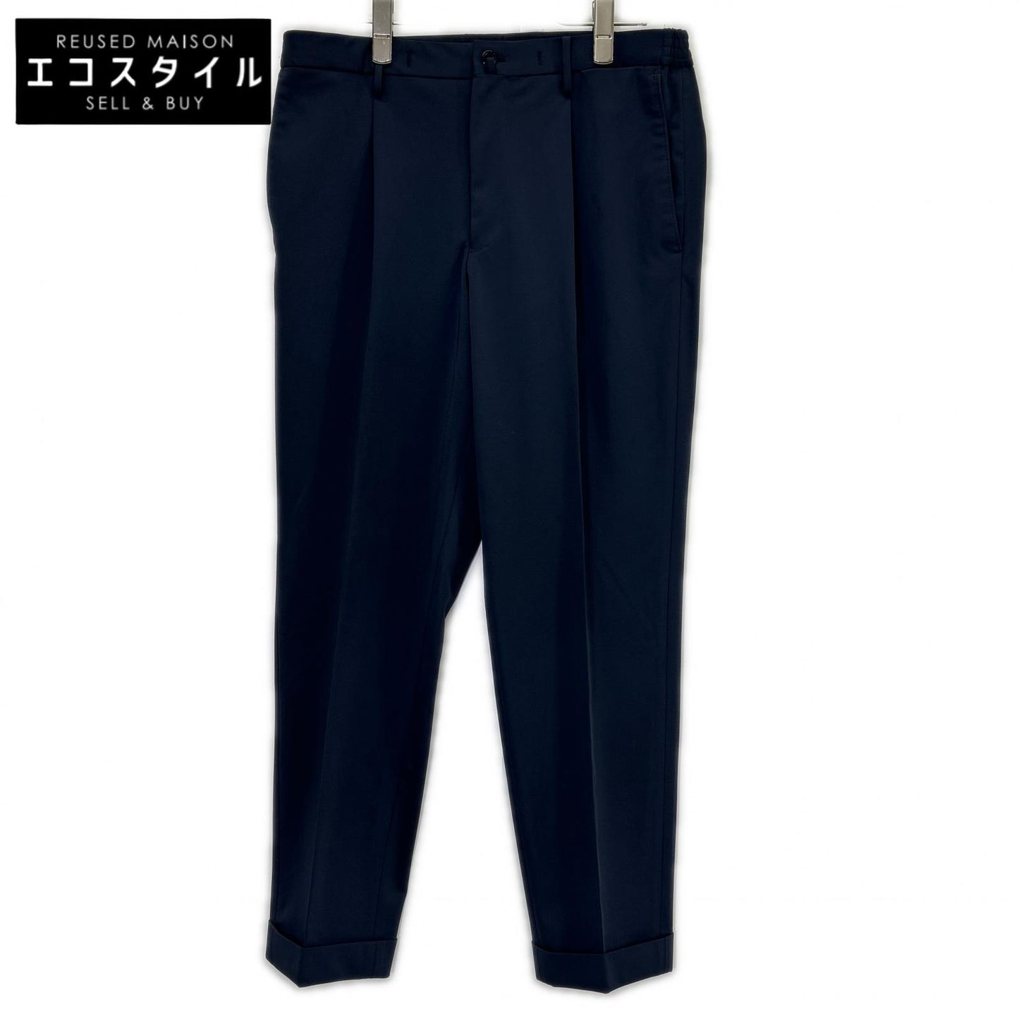 +CLOTHET クロスクローゼット CLG-20013 ネイビー Matte Twist Easy Trousers マットツイストイージートラウザー ボトムス
