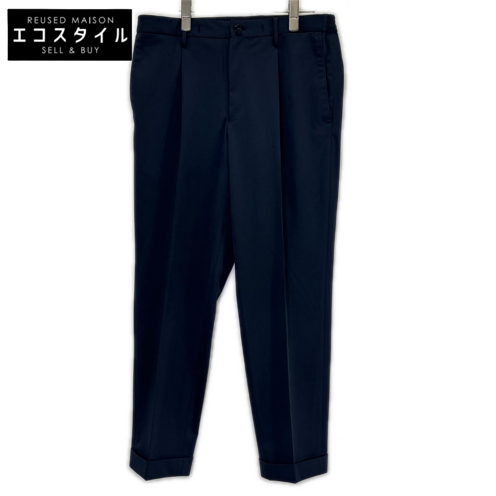 +CLOTHET クロスクローゼット CLG-20013 ネイビー Matte Twist Easy Trousers マットツイストイージートラウザー ボトムス