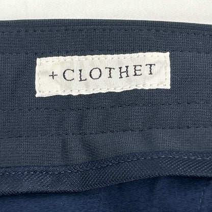 +CLOTHET クロスクローゼット CLG-20013 ネイビー Matte Twist Easy Trousers マットツイストイージートラウザー ボトムス