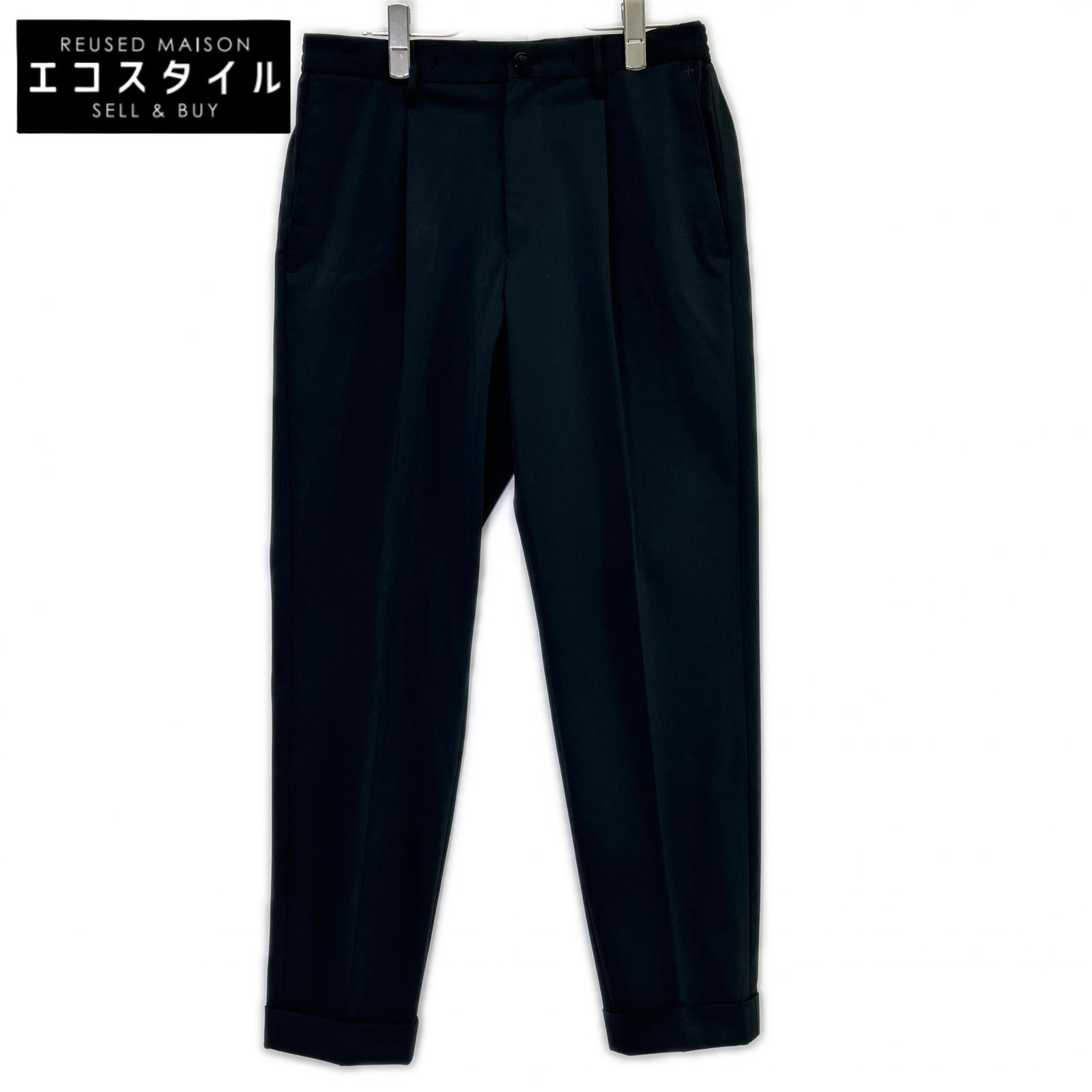 #NAME? クロスクローゼット CLG-20013 ブラック Matte Twist Easy Trousers マットツイストイージートラウザー ボトムス