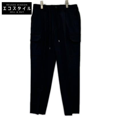 #NAME? Cross Closet CLG-20035 Black 2-Way Stretch Cargo Trousers Cargo Trousers Pants Bottoms