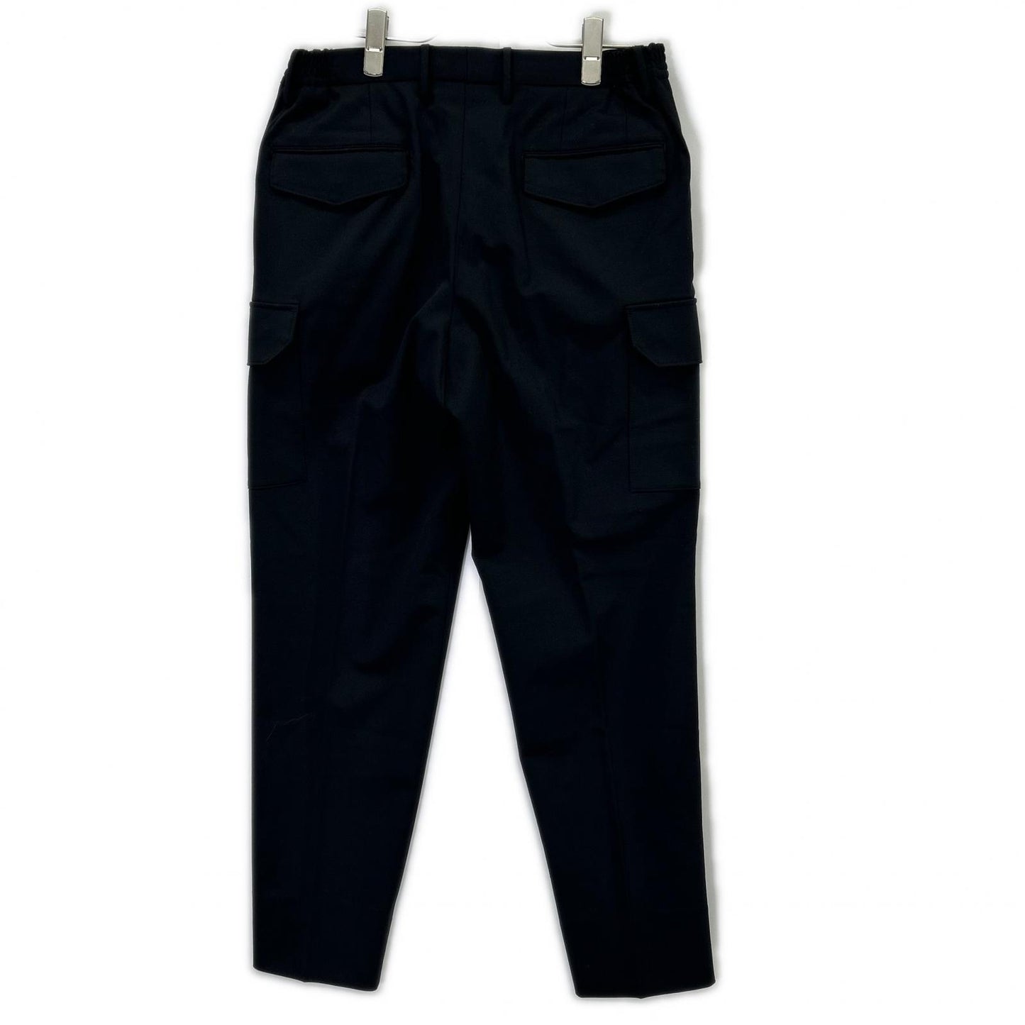 #NAME? Cross Closet CLG-20035 Black 2-Way Stretch Cargo Trousers Cargo Trousers Pants Bottoms