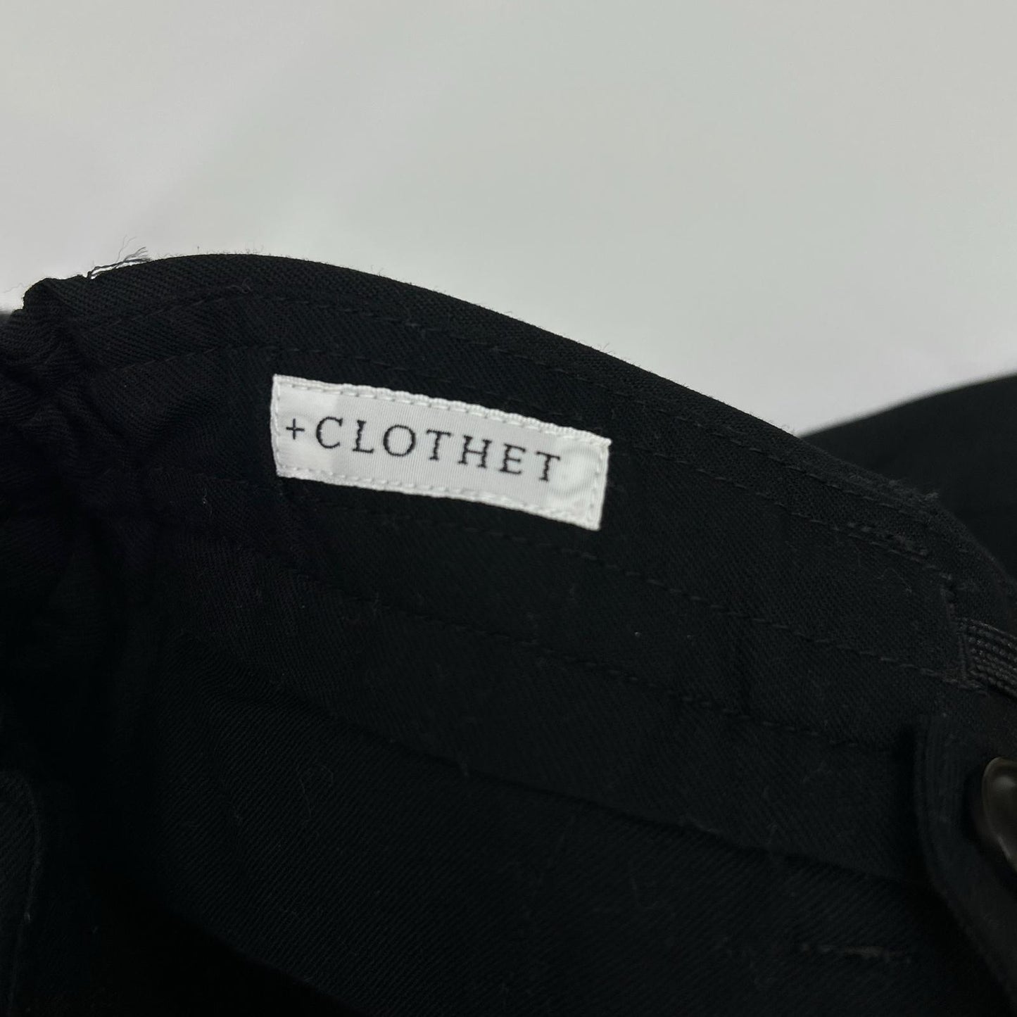 #NAME? Cross Closet CLG-20035 Black 2-Way Stretch Cargo Trousers Cargo Trousers Pants Bottoms