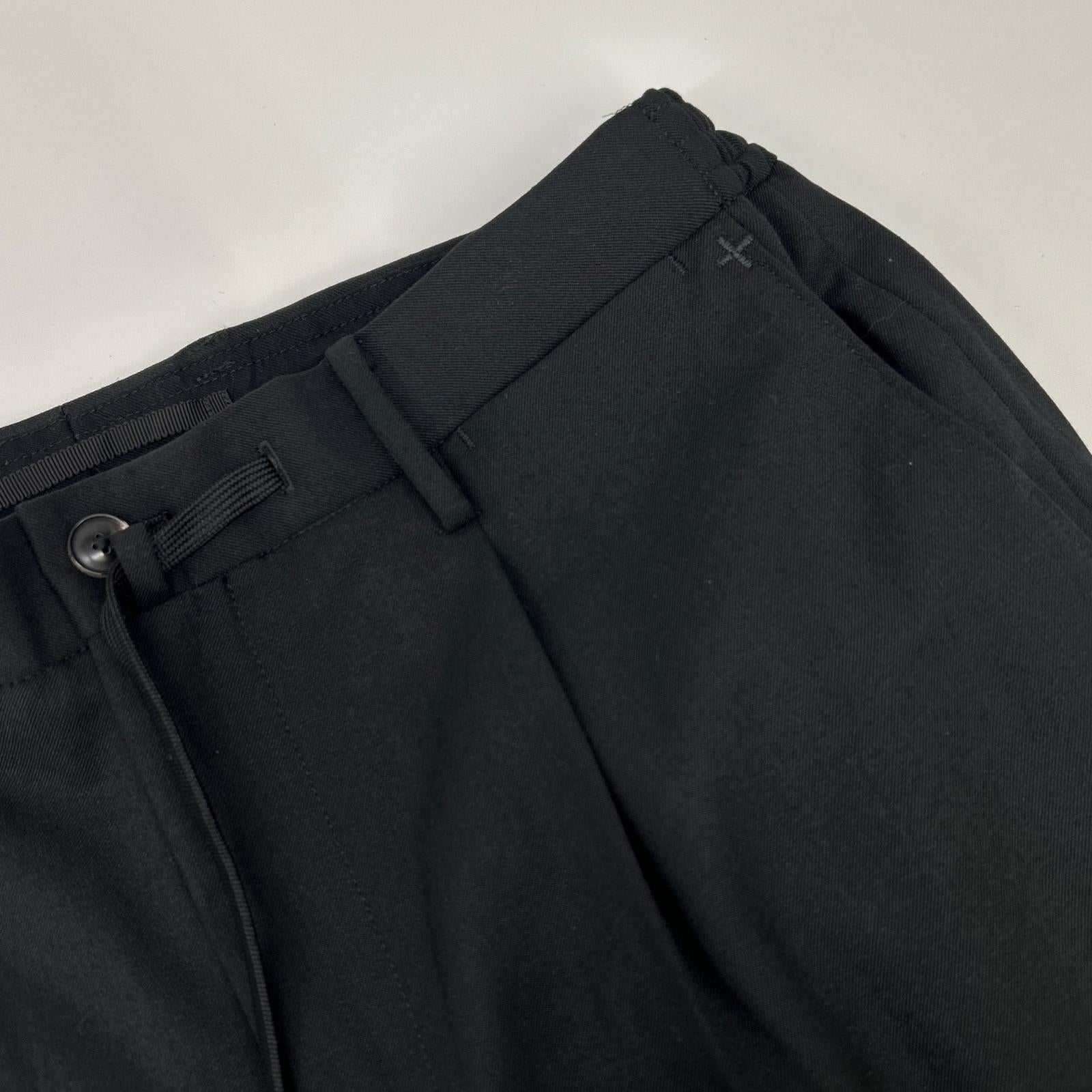 #NAME? Cross Closet CLG-20035 Black 2-Way Stretch Cargo Trousers Cargo Trousers Pants Bottoms