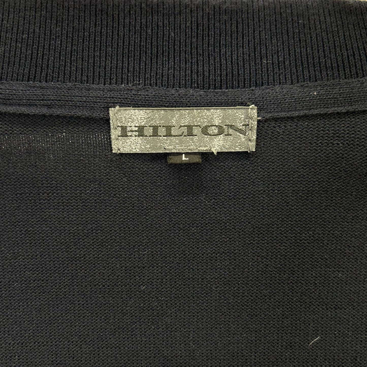 HILTON ヒルトン 632041 ネイビー 戸賀敬城氏監修 ニットテーラードジャケット ジャケット