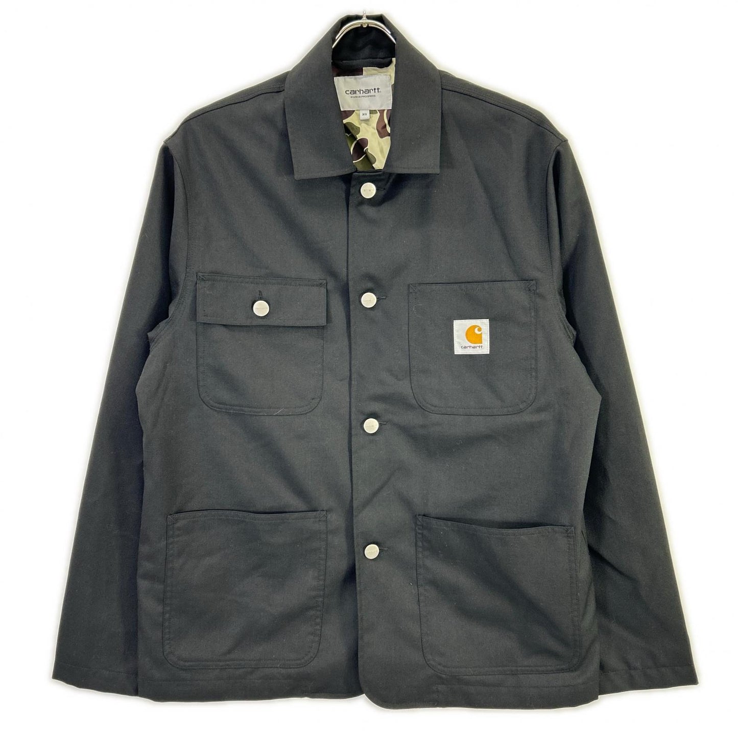 carhartt カーハート I034437 ブラック 裏地カモフラ SEATON BLAZER/シートンブレザー ジャケット