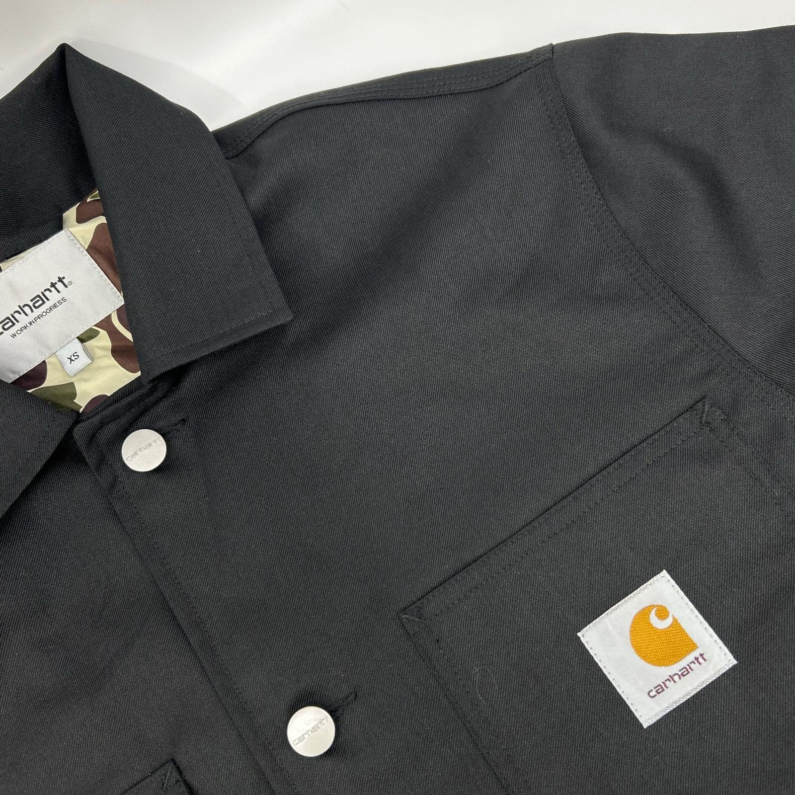 carhartt カーハート I034437 ブラック 裏地カモフラ SEATON BLAZER/シートンブレザー ジャケット