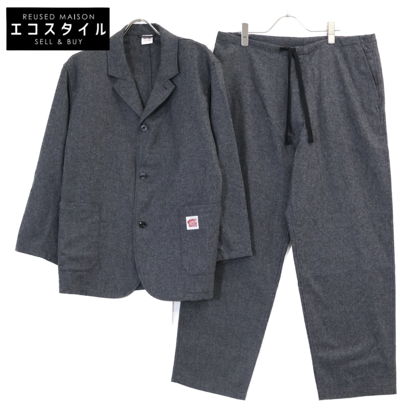 Timc Inc. ティエムシー インク Flannel シングルジャケット/イージーパンツ セットアップ スーツ セットアップ
