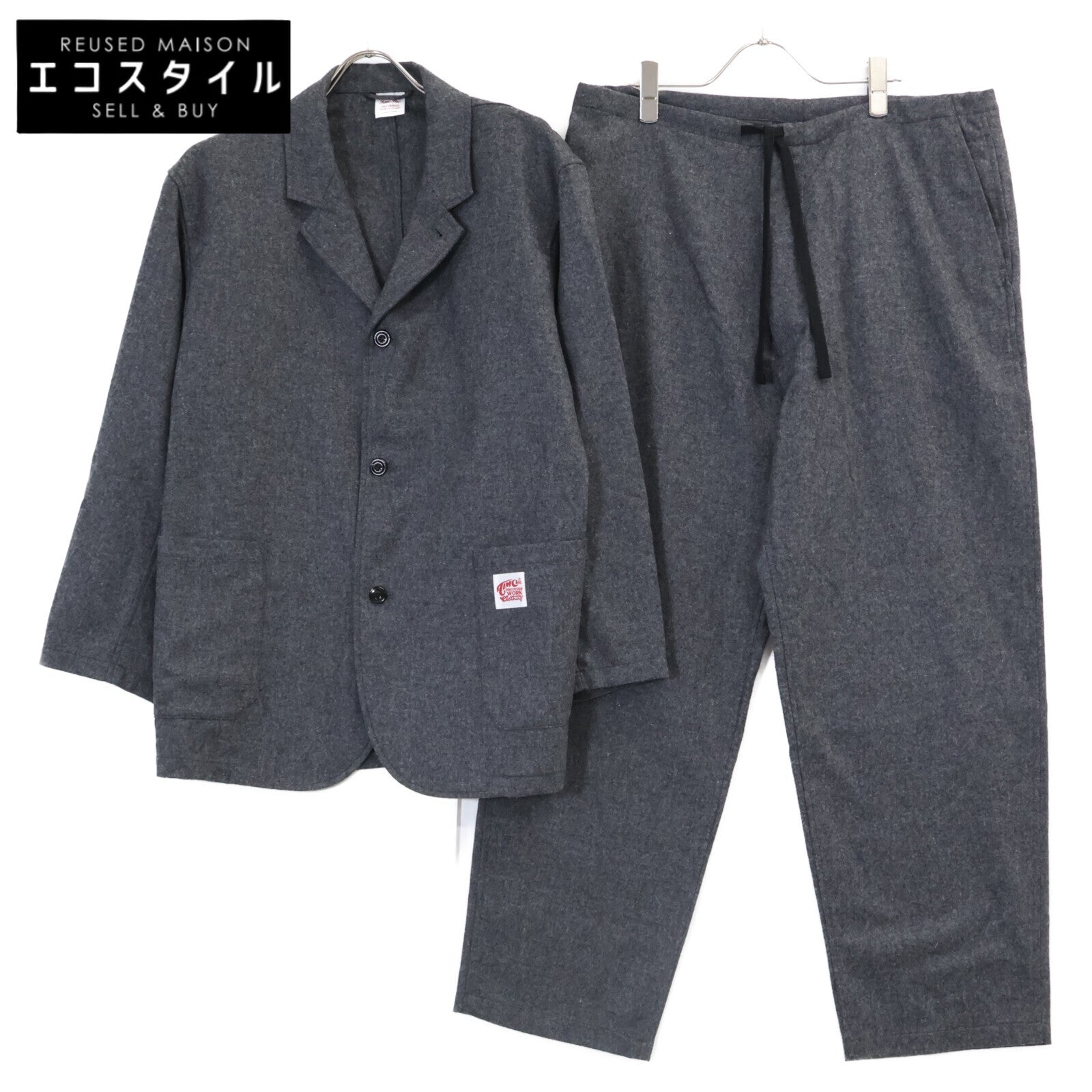 Timc Inc. ティエムシー インク Flannel シングルジャケット/イージーパンツ セットアップ スーツ セットアップ