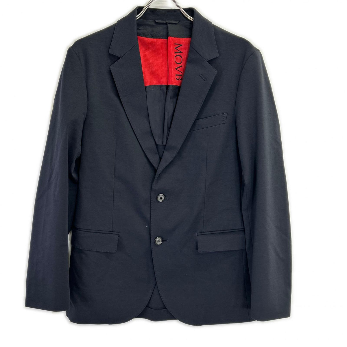 MAUVE モーヴ JK-013PR Military Gray Duplex Cotton Jersey Single 2B Notched Travel Jacket Jacket
