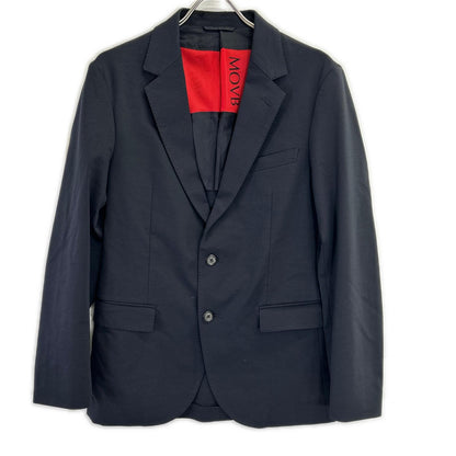 MAUVE モーヴ JK-013PR Military Gray Duplex Cotton Jersey Single 2B Notched Travel Jacket Jacket