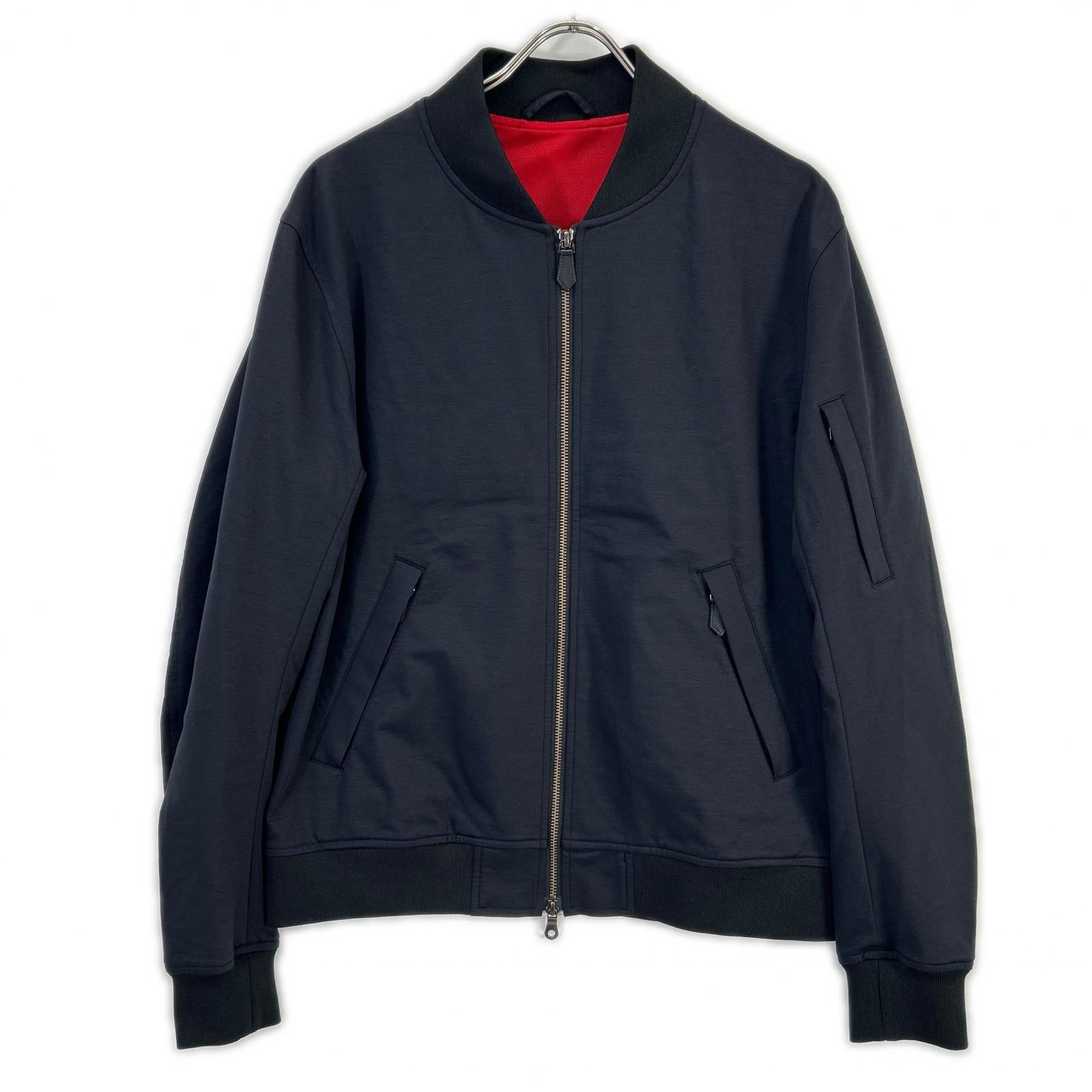 MAUVE モーヴ BZ-005PR ミリタリーグレー Duplex Cotton Jersey トラベル MA-1 ジャケット