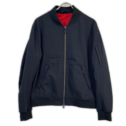 MAUVE モーヴ BZ-005PR ミリタリーグレー Duplex Cotton Jersey トラベル MA-1 ジャケット