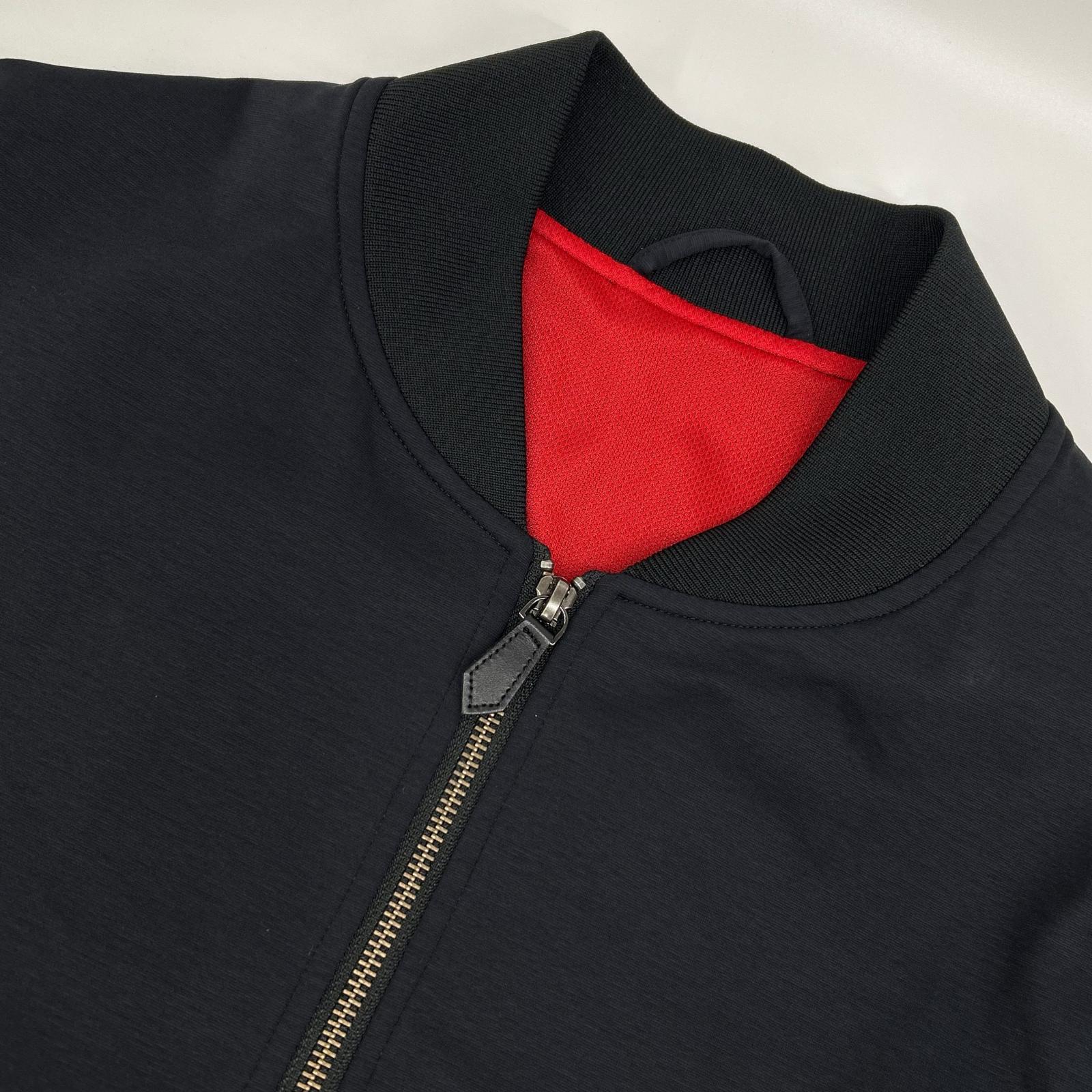 MAUVE モーヴ BZ-005PR ミリタリーグレー Duplex Cotton Jersey トラベル MA-1 ジャケット